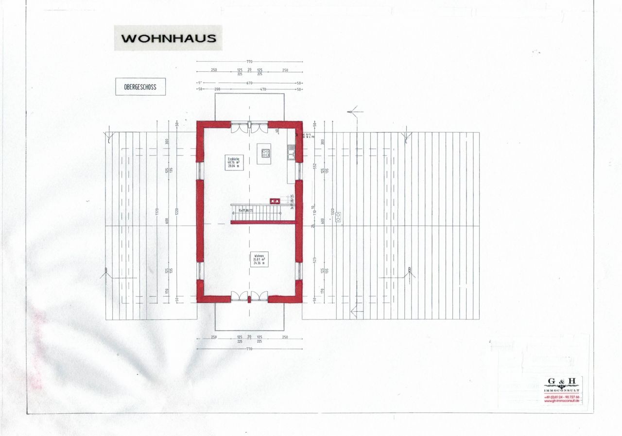 Grundrissplan Landhaus OG