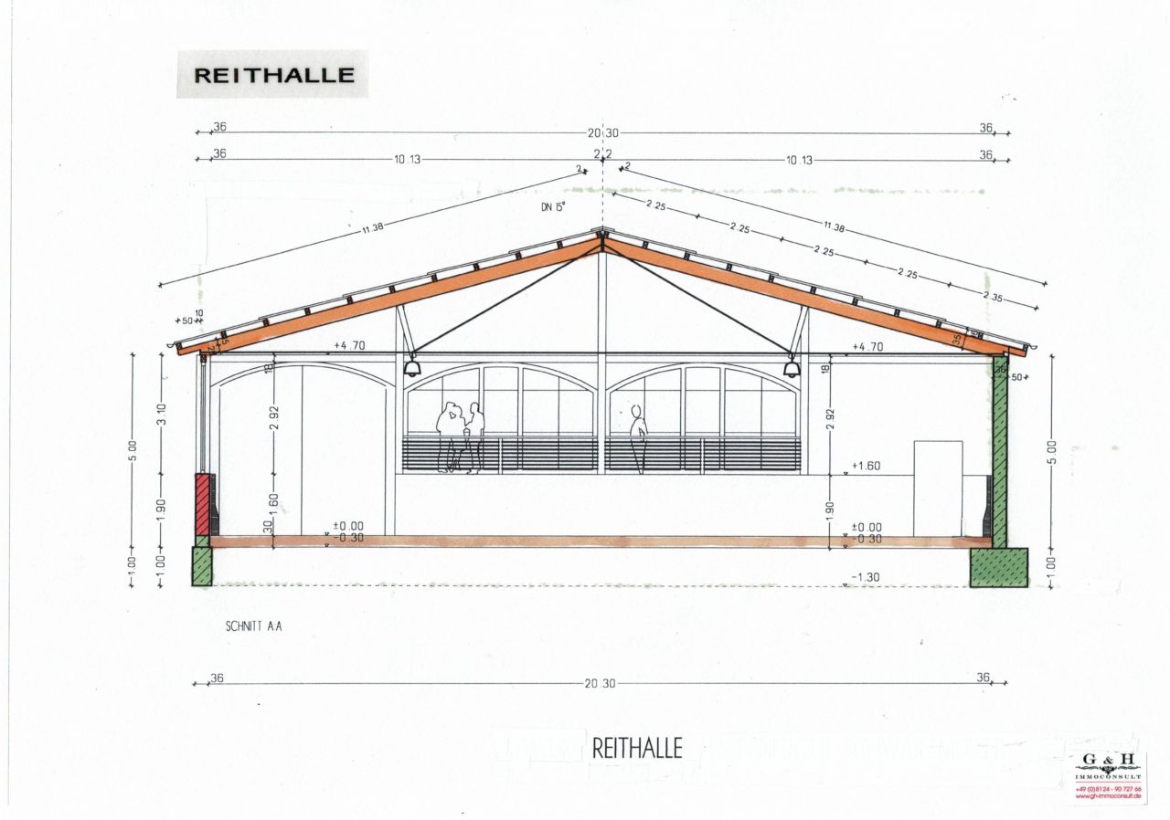 Schnitt Reithalle