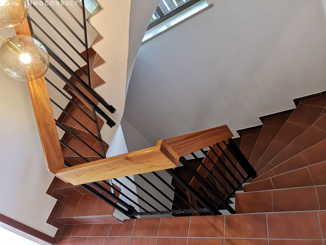 dekorativer Treppenaufgang