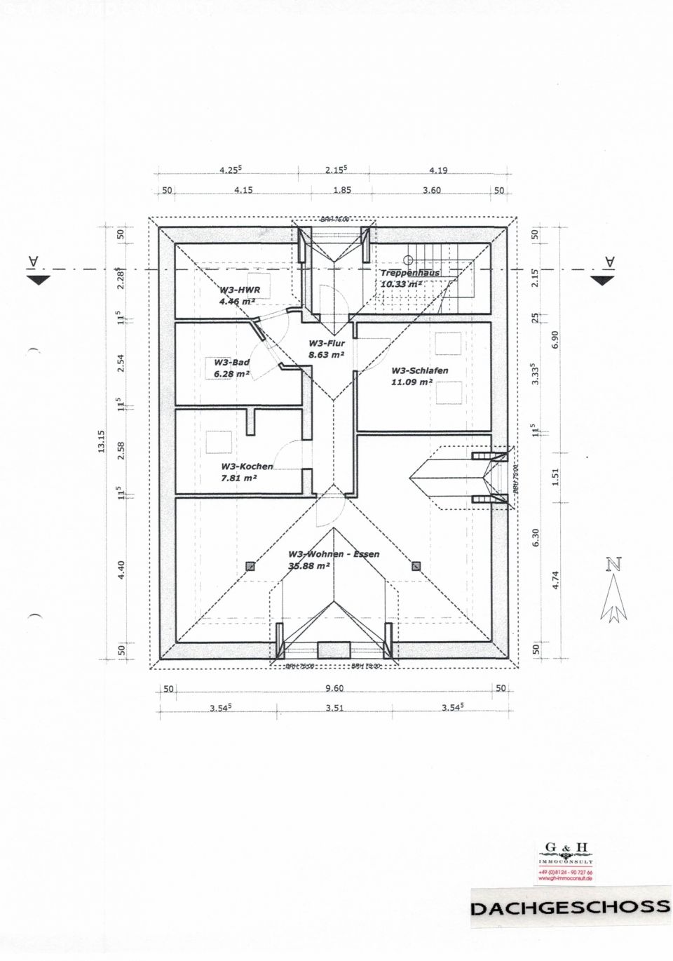 Grundrissplan DG