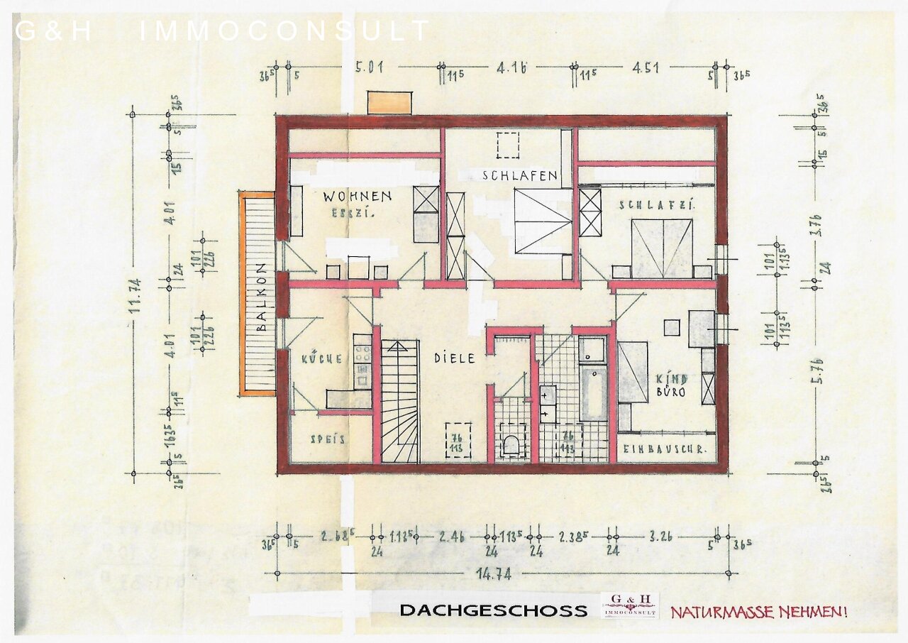 Grundrissplan DG