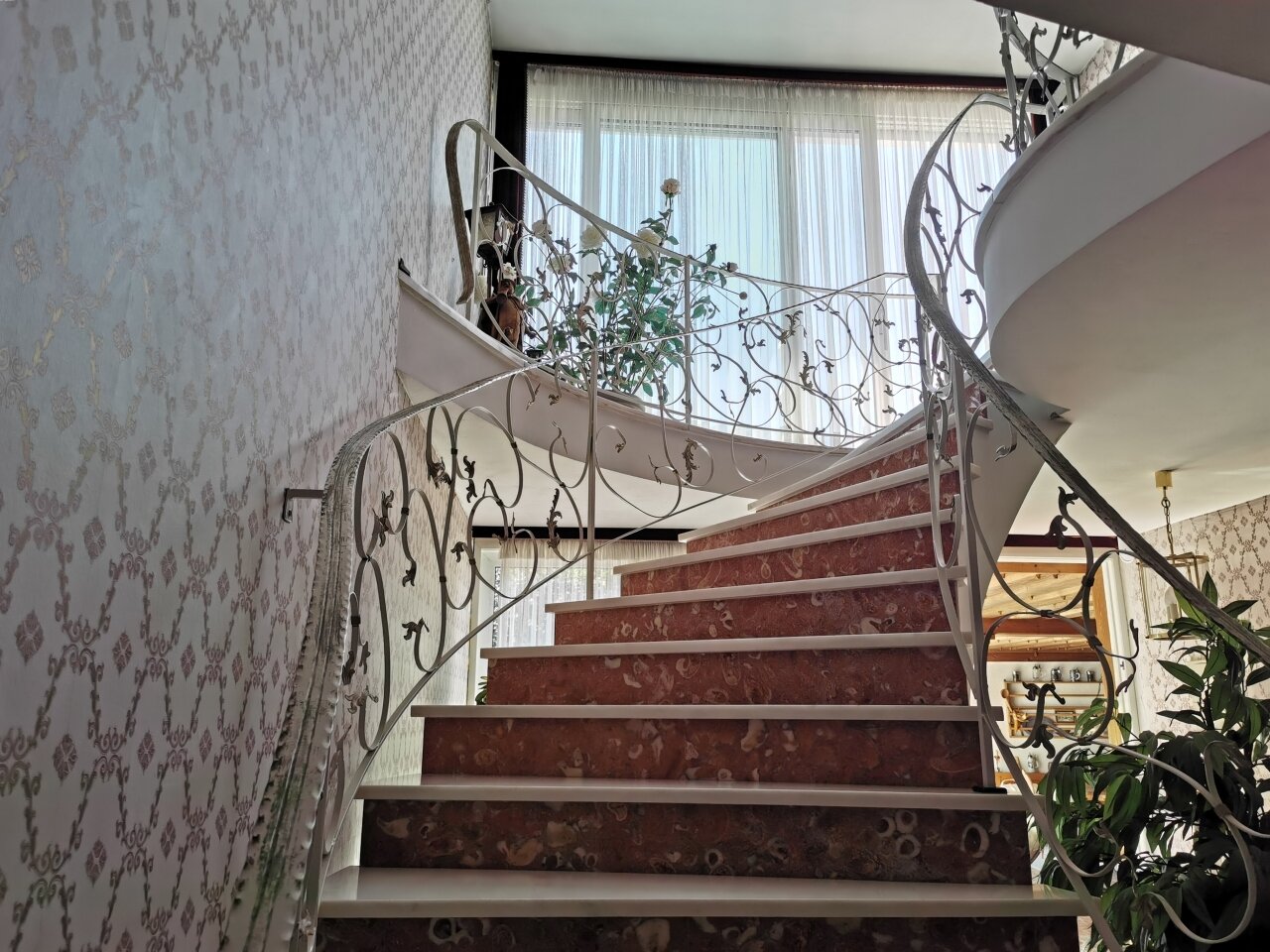 dekorativer Treppenaufgang
