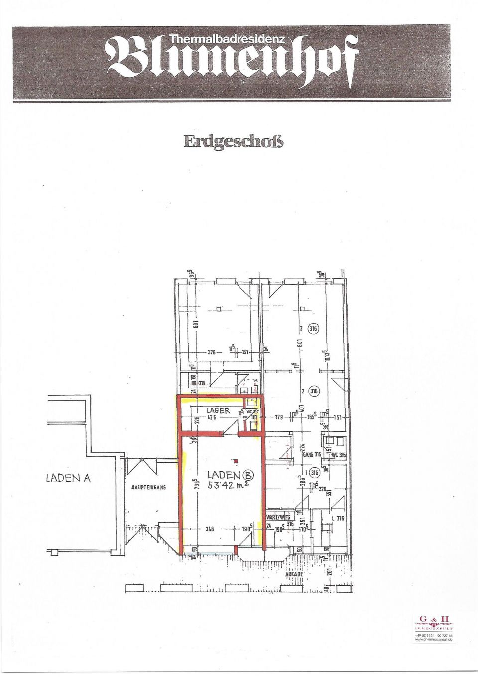 Grundrissplan 