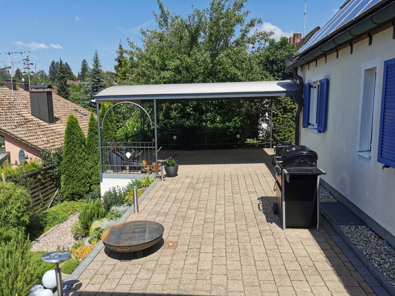 Südwest-Terrasse/Carport Südwest-Terrasse/Carport