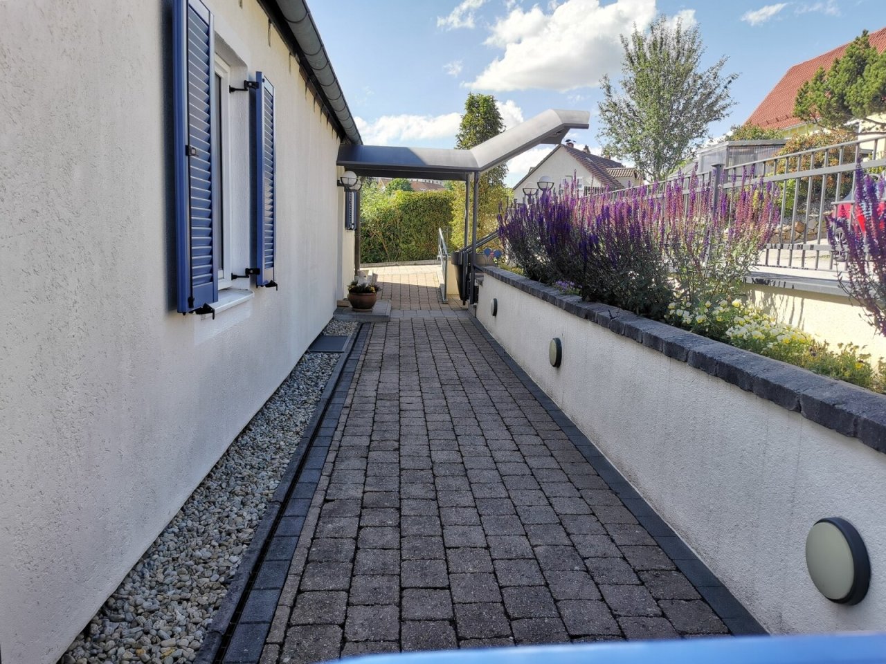 Gepflasterter Zugang Garten Gepflasterter Zugang Garten