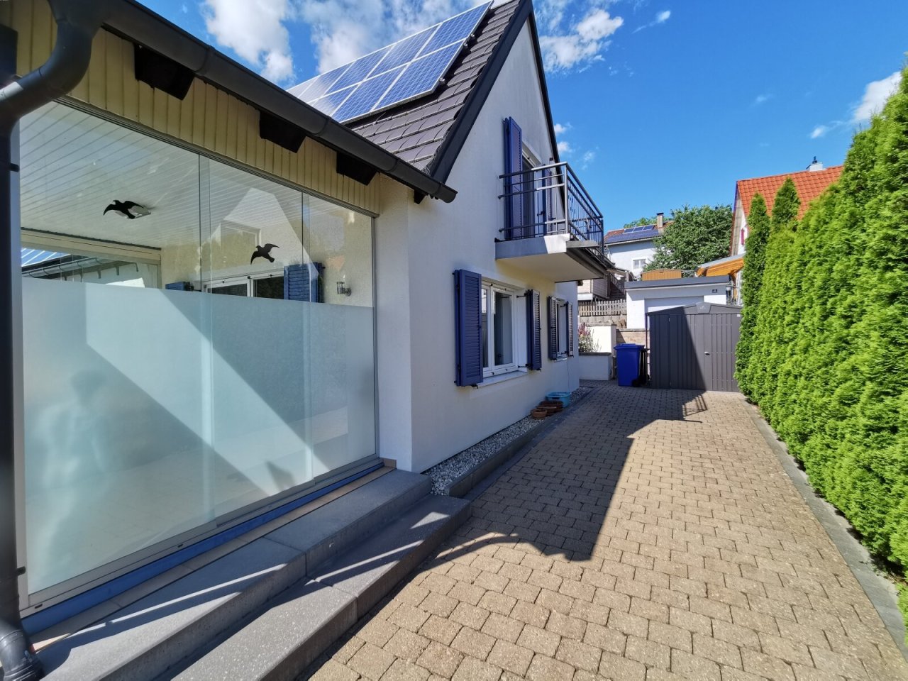 Ansicht Ost/Wintergarten/Balkon OG Ansicht Ost/Wintergarten/Balkon OG