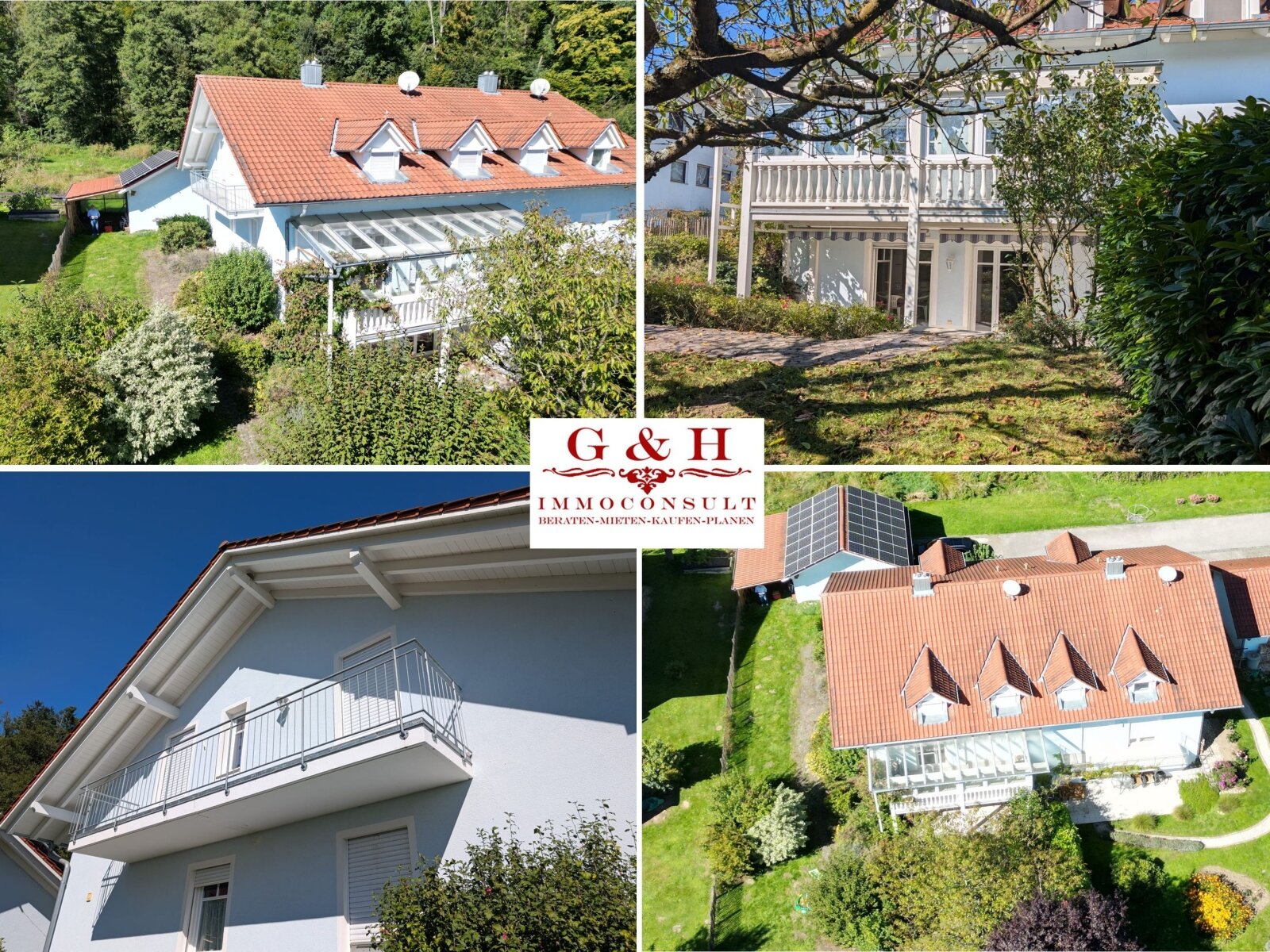 Großzügig geschnittene, ruhig gelegene DHH (ENDHAUS) mit kleinem Gäste-Appartement, Wintergarten, PHOTOVOLTAIKANLAGE, Garage, eingewachsenen Garten 