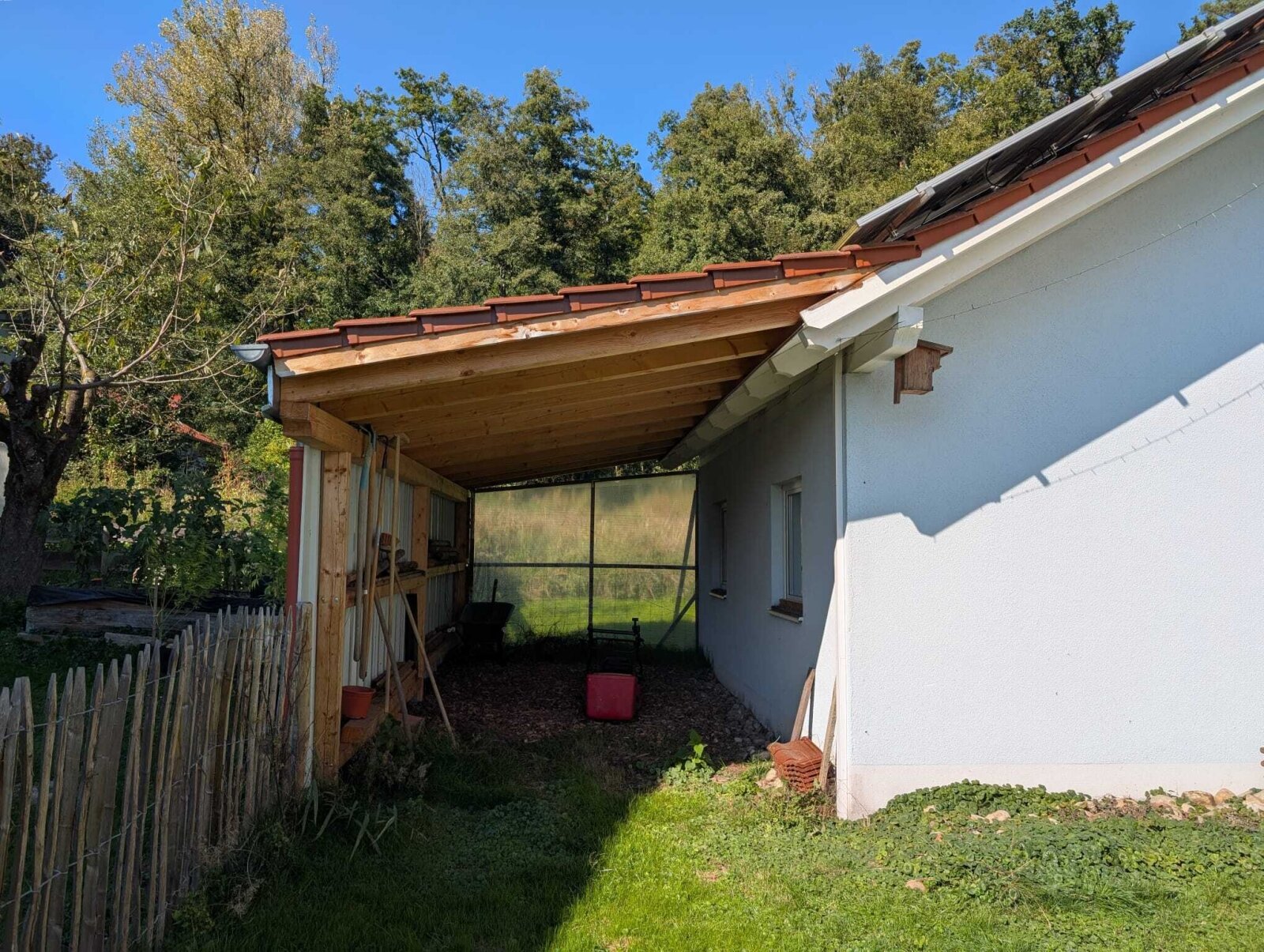 Schuppen für Gartengeräte