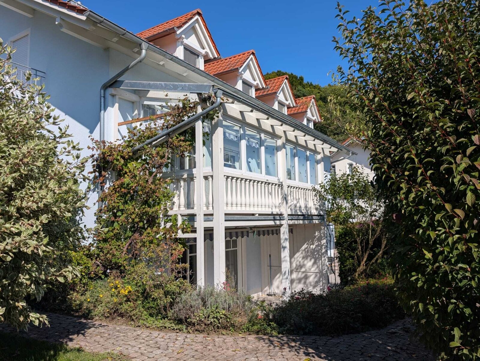 Ansicht Terrasse UG/Wintergarten/EG