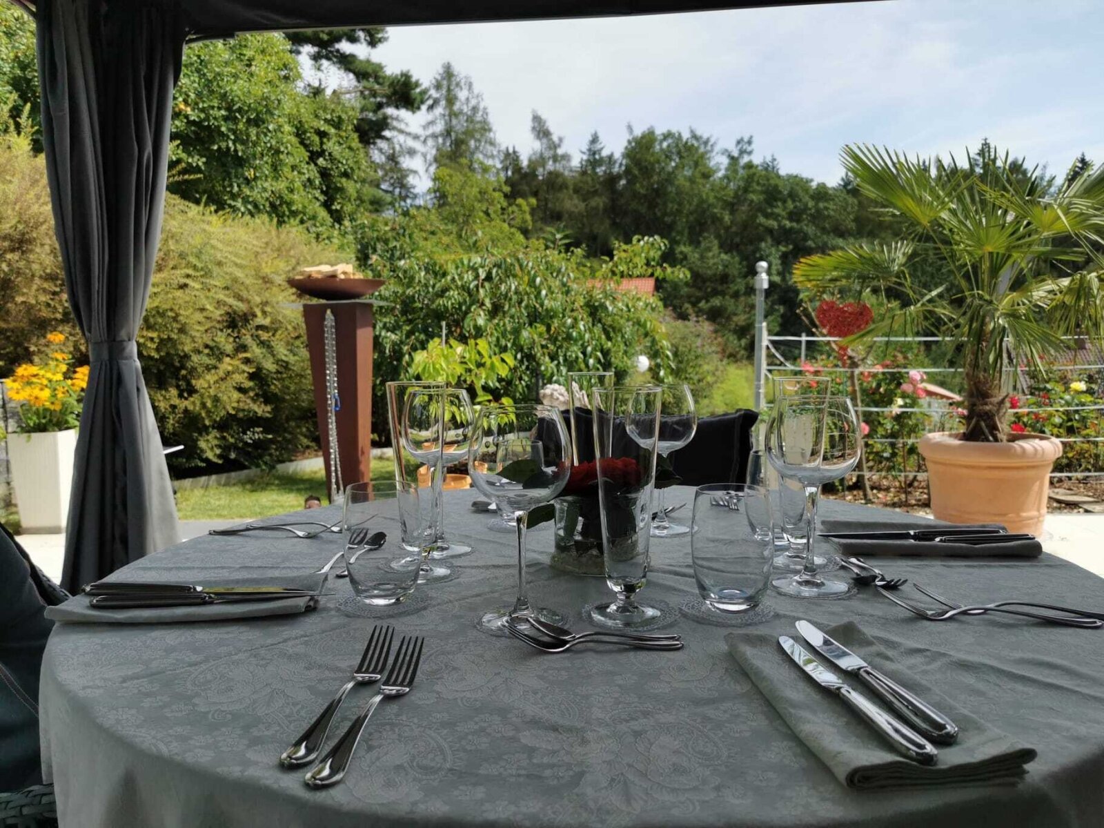 Ausblick von Terrasse