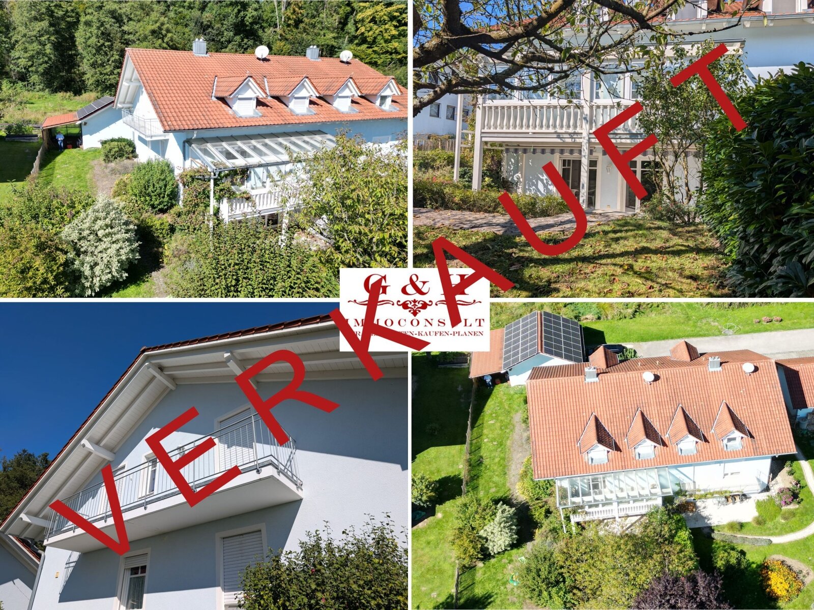 Malching: Großzügig geschnittene, ruhig gelegene DHH (ENDHAUS) mit kleinem Gäste-Appartement, Wintergarten, PHOTOVOLTAIKANLAGE, Garage, eingewachsenen Garten 