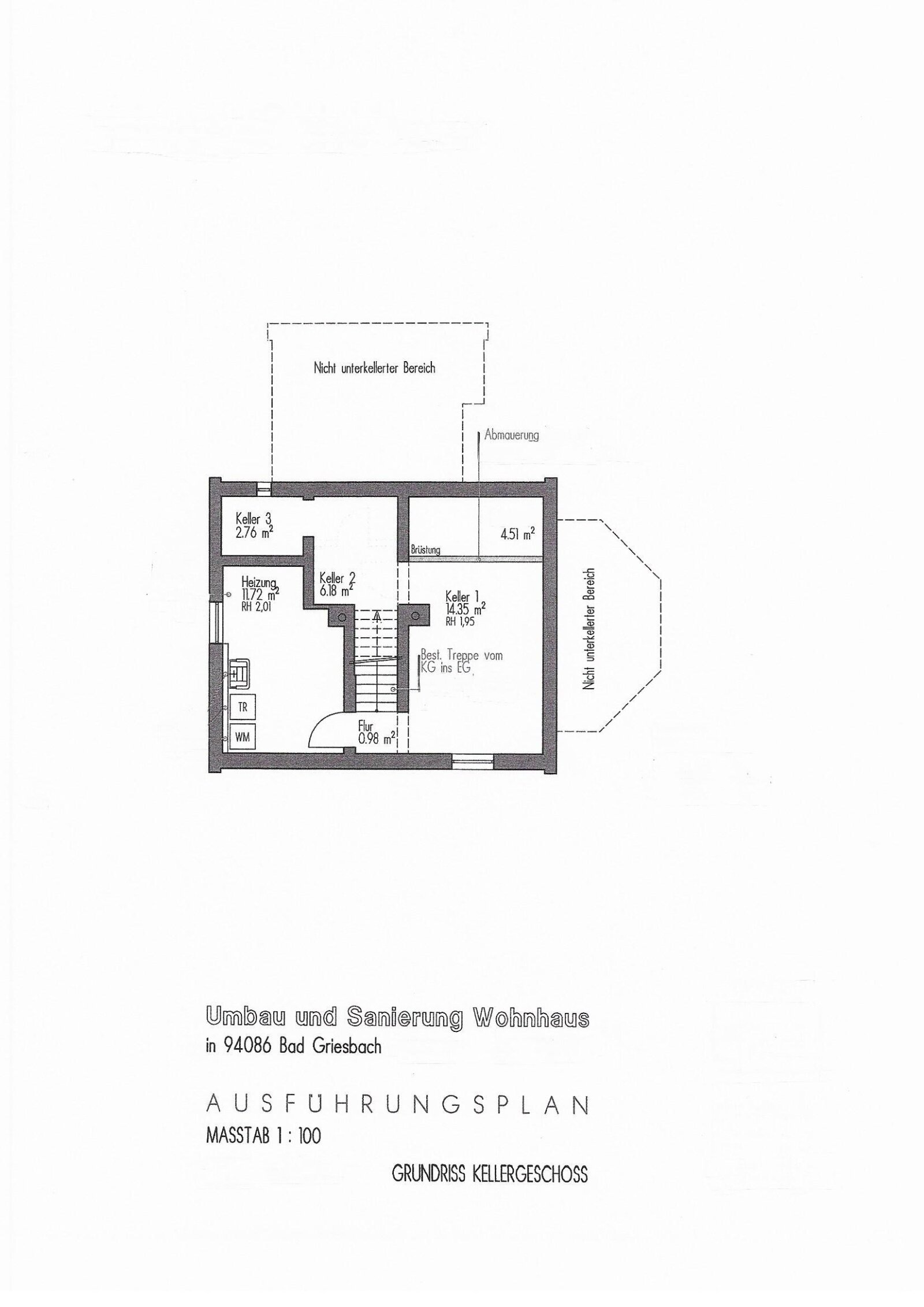 Grundriss-Skizze KG